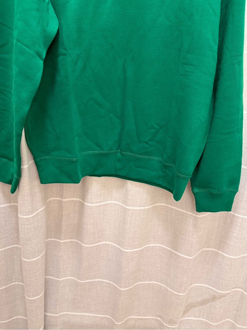 Polo by Ralph Lauren Green Crewneck Sweatshirt with Embroidered Pony - Picture 4 of 8